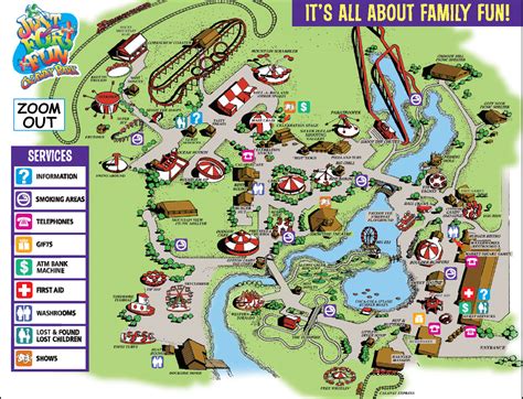 Theme Park Brochures Calaway Park Map 2003 | ThemeParkBrochures.net