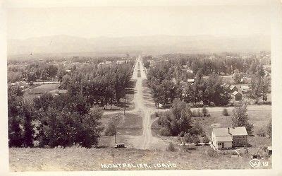 MONTPELIER IDAHO TOWN VIEW 1920s RPPC Photo Postcard • $5.99 ...