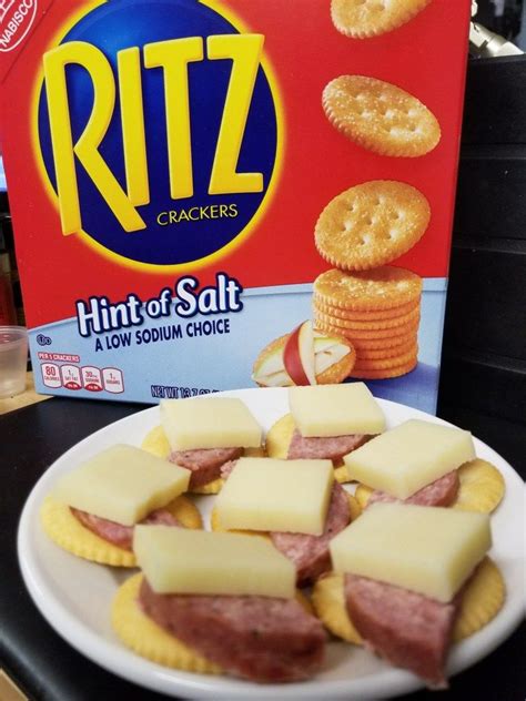 Hint of Salt Ritz Crackers - Great Low Sodium Crackers | Low sodium ...