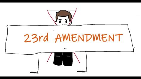 The 23rd amendment - YouTube