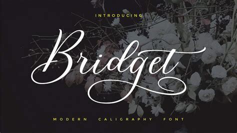 10 New Modern Calligraphy Fonts Free For Personal Use · Pinspiry