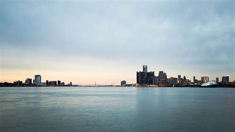 Downtown Detroit & Windsor Skyline - The First Shot - Michigan.Photography