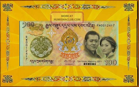 Bhutan, 100 Ngultum, 2011, Royal Wedding Commemorative, Folder, Unc