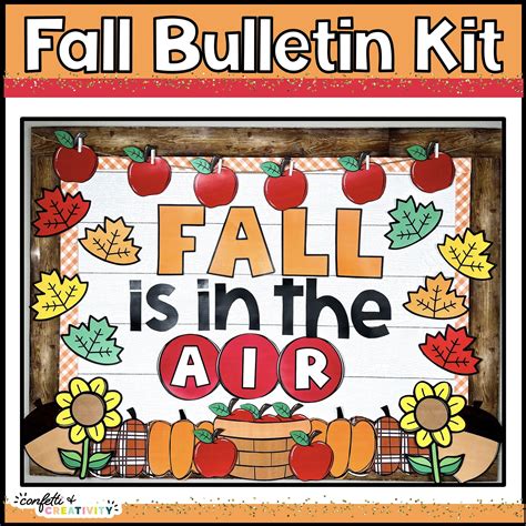 Fall Bulletin Board Kit Fall Classroom Decor Autumn - Etsy