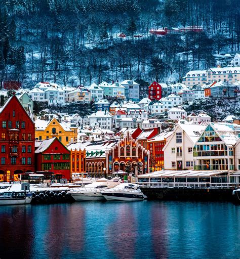 Premium Photo | Bergen city in norway