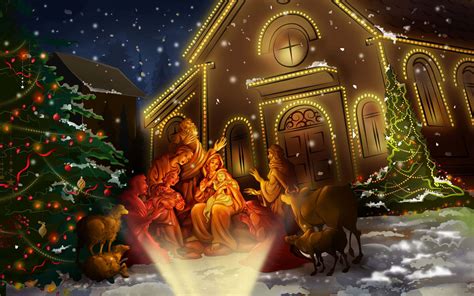 Download Celebrate the Christmas season with Jesus Wallpaper ...