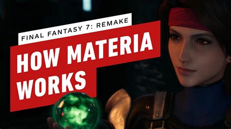 How Materia Works in Final Fantasy 7 Remake - YouTube