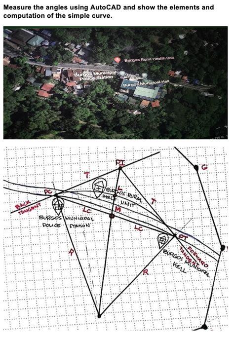 Measure the angles using AutoCAD and show the | Chegg.com