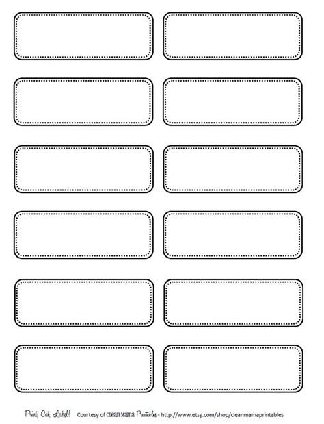 Black Printable Labels