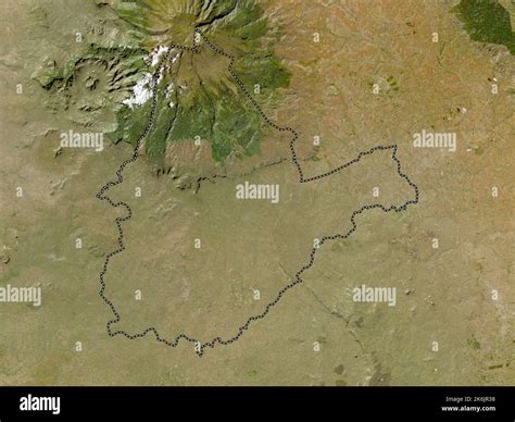 Bungoma, county of Kenya. Low resolution satellite map Stock Photo - Alamy