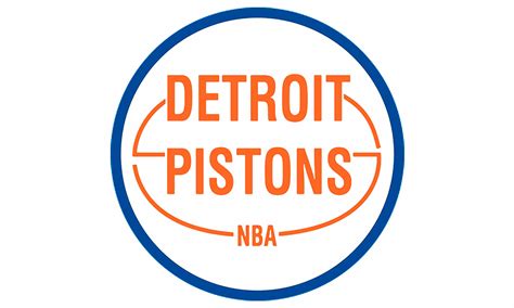 Los diez logos de Detroit Pistons a lo largo de su historia