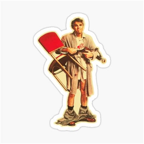 "Steve Martin: The Jerk" Sticker for Sale by RibBonss99 | Redbubble