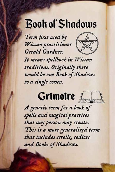 Difference Book of Shadows vs Grimoire | Book of shadows, Grimoire book ...