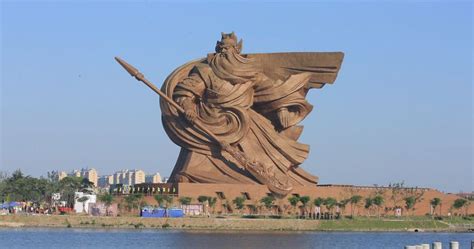 China Unveils Epic 1,320-Ton God Of War Statue | Bored Panda