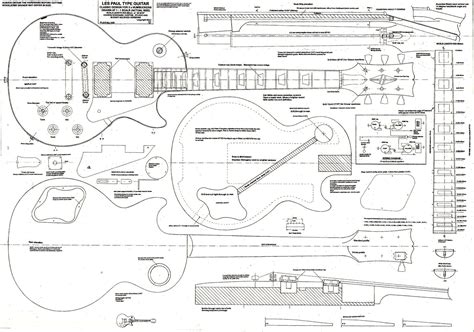 Image result for guitar les paul blue print | Guitar building, Guitar design, Guitar kits