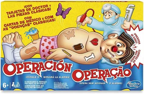 Hasbro Gaming Operation - Classic Edition (B2176150) [English Language Not Guaranteed] Spanish ...