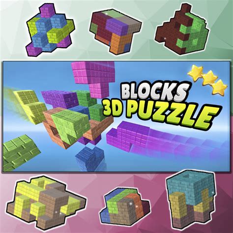 Mejores juegos de rompecabezas - Blocks 3D Puzzle