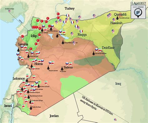 A Map Of The Syrian War: Who Is Who (And Where) | Trade Alerts, Trade ...