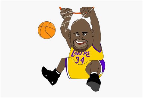 Nba Player Png - Cartoon Shaquille O Neal , Free Transparent Clipart ...