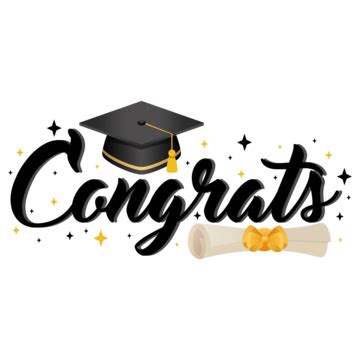 Congratulations On Your Graduation PNG Transparent Images Free Download | Vector Files | Pngtree