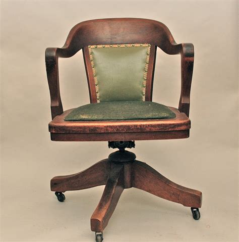 Wooden Desk Chair With Arms at George Hague blog