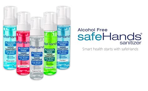 Amazon.com : SafeHands #1 Alcohol Free Foam Hand Sanitizer Brand ...