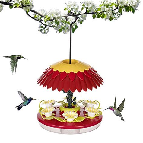 Samnfat Hanging Hummingbird Feeders for Outdoors, 16 oz Capacity ...