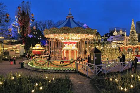 Les jardins de Tivoli à Copenhague