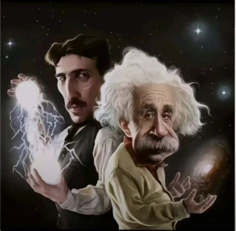 Einstein and Tesla Blank Template - Imgflip