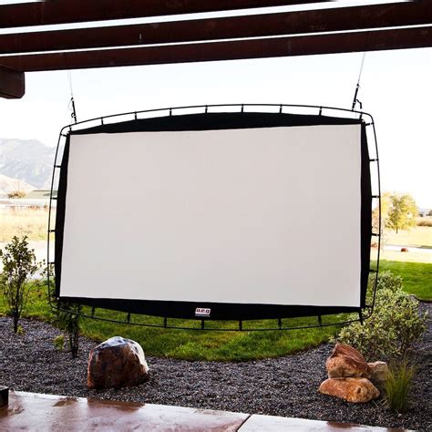 Camp Chef Outdoor Big Screen 115-Inch Portable Movie Screen | Outdoor ...