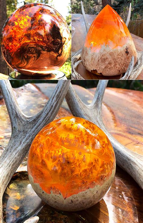 When Wood is Fused with Resin, These Other Worldly Creations are the Result - TechEBlog