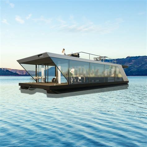 Modular floating pontoon system - Floating houses