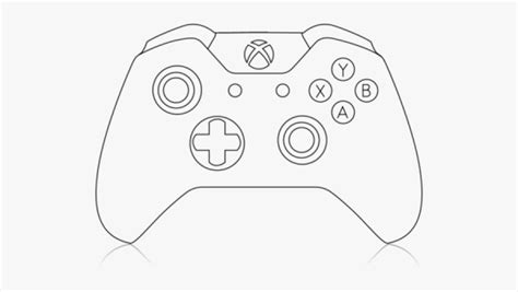 Xbox Controller Drawing Easy , Free Transparent Clipart - ClipartKey