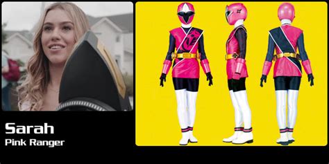 Sarah Thompson, Pink Ninja Steel Ranger - Power Rangers Ninja Steel