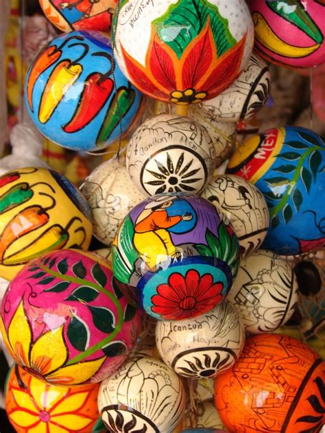 Bright Colored Mexican Ornaments (). Photo by djemming | Navidad mexicana, Vacaciones de navidad ...