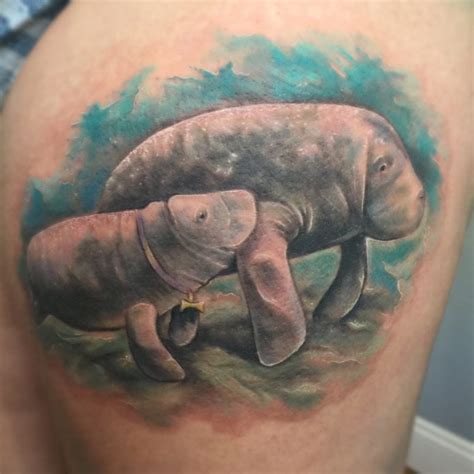 30 Manatee Tattoo Designs | Amazing Tattoo Ideas