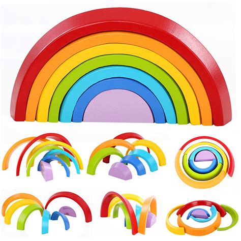 wood rainbow toy | chicshabu.com