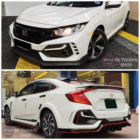 Honda Civic Fc5 Typer Body Kit Seti 2016-2021 Makyajlı Görünüm FK ...