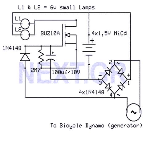 Advanced bicycle lighting Schematic - LED_and_Light_Circuit - Circuit Diagram - SeekIC.com