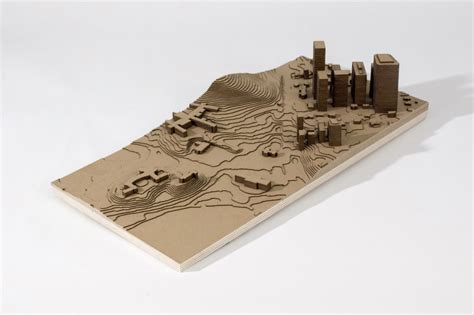 Examples of laser cut site models from university students and professional architecture firms ...