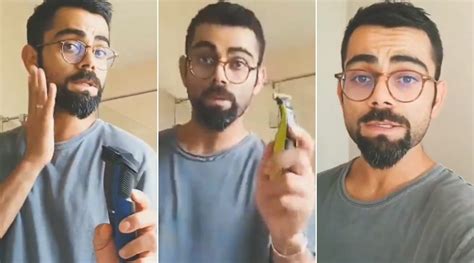 Virat Kohli New Look: Indian Captain Shaves Off Beard and Starts # ...