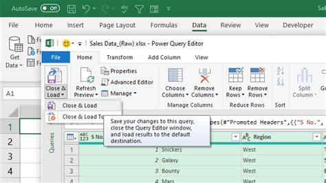 Combine WorkSheets using Power Query in Excel - XL n CAD