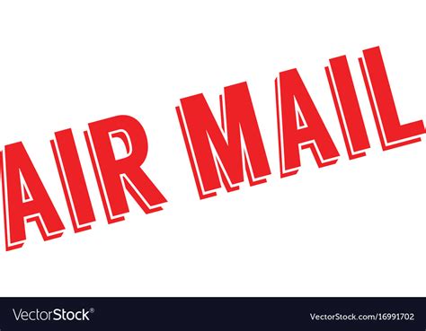 Air mail rubber stamp Royalty Free Vector Image