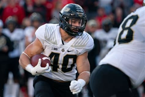 Purdue Fullback Zander Horvath Selected by the Los Angeles Chargers in the 2022 NFL Draft ...