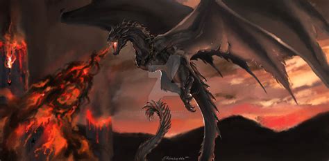 Balerion The Black Dread by LadyOfMordorr on DeviantArt