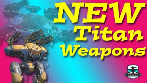 [WR] War Robots New Titan Weapons Krait and Striker tested on Nodens Sharanga and Ao Ming - YouTube