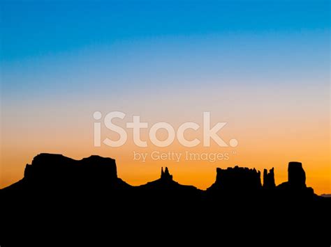 Monument Valley Silhouette Stock Photo | Royalty-Free | FreeImages