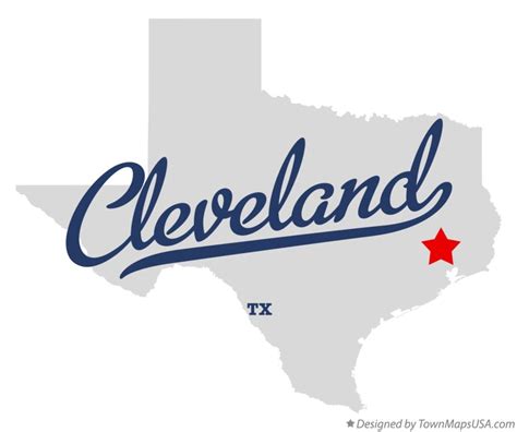 Map of Cleveland, TX, Texas