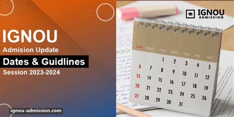 Latest updates on IGNOU admission 2023-24 Important dates and guidelines