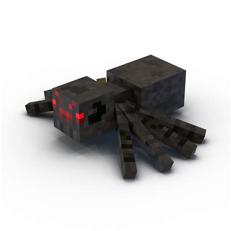 minecraft spider 3d max